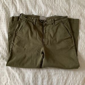 Everlane cropped chino, straight leg